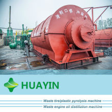 Zero Waste System Waste Tire Pyrolysis Machinery Fitted With Shredder